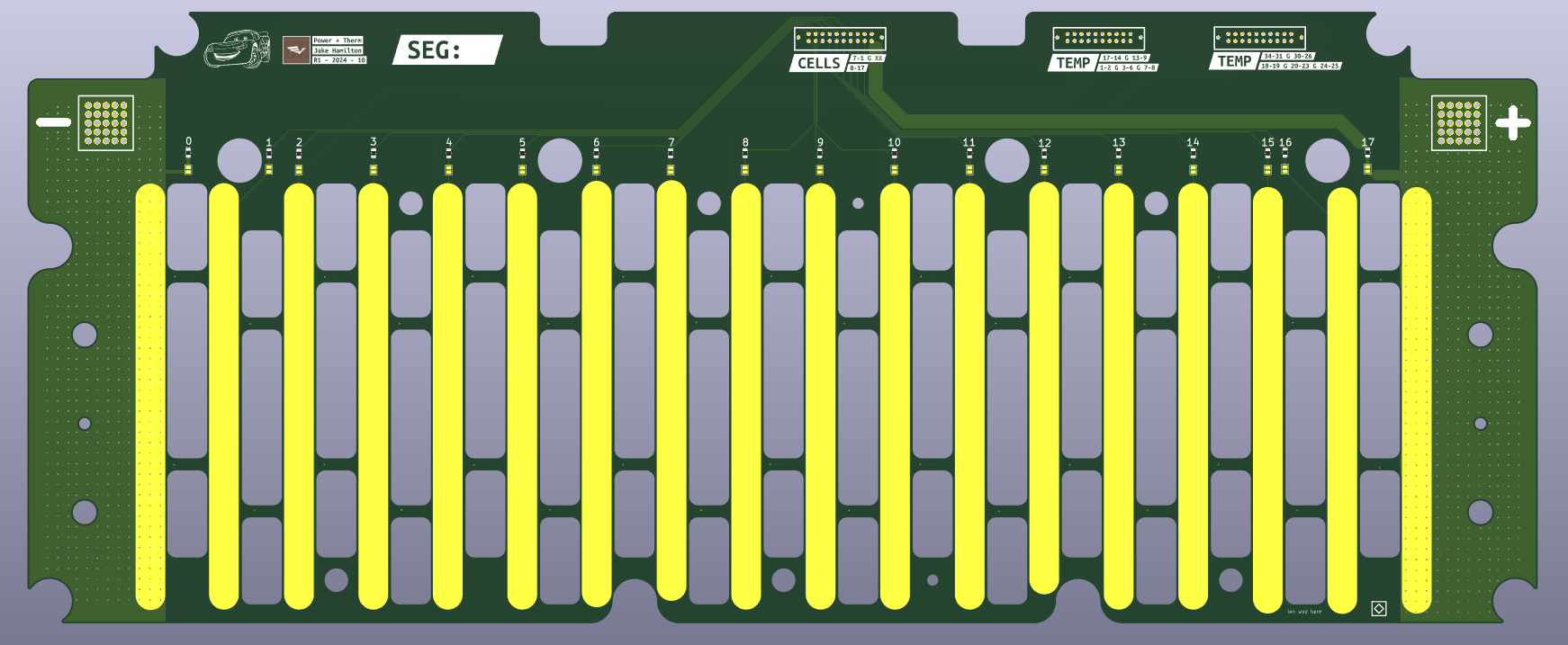 Version 2 of the full PCB layout with improved traces and silkscreen